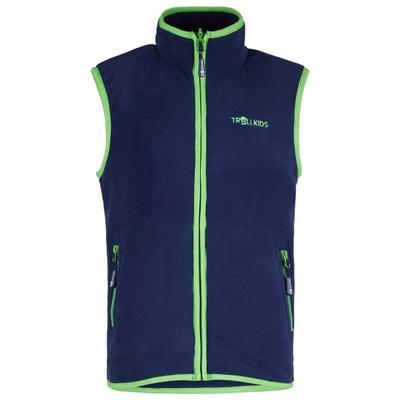 Trollkids - Kid's Arendal Vest - Fleeceweste Gr 92 blau