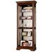 Darby Home Co Brigham Curio Cabinet Wood/Glass in Brown | 78 H x 32 W x 14.25 D in | Wayfair 3797F7EA87C9421CB1E091E03FA0A8DB