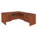 "Legacy 66"" Double Pedestal L-Desk w/ 47"" Return in Cherry - Regency LLD663047CH"