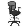 Harrison Swivel Stool in Black - Regency 5125STBK