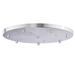 Wrought Studio™ Commodore Ceiling Medallion Metal in Gray | 3.25 H x 20 W x 20 D in | Wayfair B85E9770B3DE4FB0ADED37DA748685DB