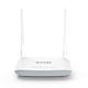 Tenda D301 N300 WLAN Router, Modem Router, 2.4GHz Single-Band, 2 * 5dBi Antennen, 4x10/100Mbps-LAN/WAN-Port, WPS, IPTV, WPA2, unterstützt ADSL2/2+ Standard, breitere Abdeckung, Weiß