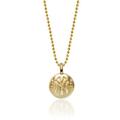 Women's Alex Woo New York Yankees 14k Yellow Gold Disc Necklace