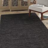 Black 93 x 0.25 in Indoor Area Rug - Latitude Run® Dario Reversible Handwoven Flatweave Cotton Area Rug Cotton | 93 W x 0.25 D in | Wayfair