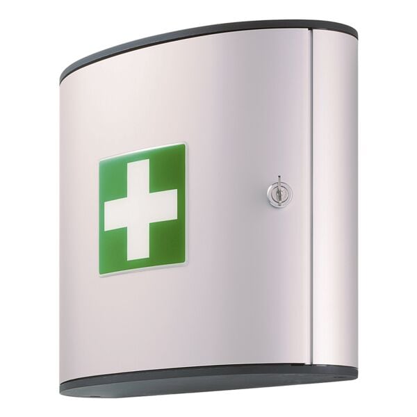 Durable Erste-Hilfe-Kasten (ohne Füllung) »FIRST AID BOX M« grau, 30.2x28x11.8 cm