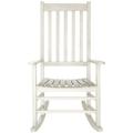 " Shasta Rocking Chair in White Wash - Safavieh PAT7002C"