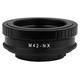 Fotodiox Pro Lens Mount Adapter Compatible with M42 Type 2 and Select Type 1 Lenses on Samsung NX Mount Cameras