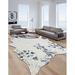 Gray/White 60 x 0.25 in Area Rug - Rosdorf Park Dowell Gray/Beige Area Rug Faux Fur/Cowhide | 60 W x 0.25 D in | Wayfair