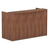 Alera® Valencia Series Rectangular Laminate Reception Desk Laminate in Brown | 42.5 H x 71 W x 35.5 D in | Wayfair VA327236WA