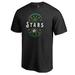 Men's Fanatics Branded Black Dallas Stars St. Patrick's Day Forever Lucky T-Shirt