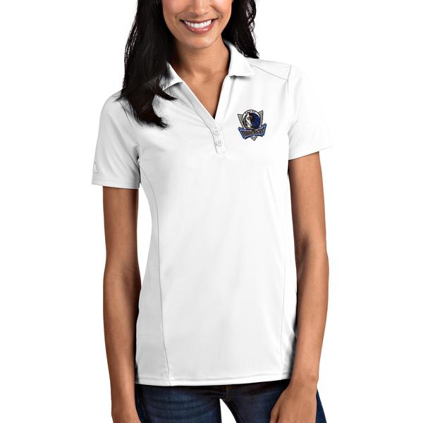 womens-antigua-white-dallas-mavericks-tribute-polo/