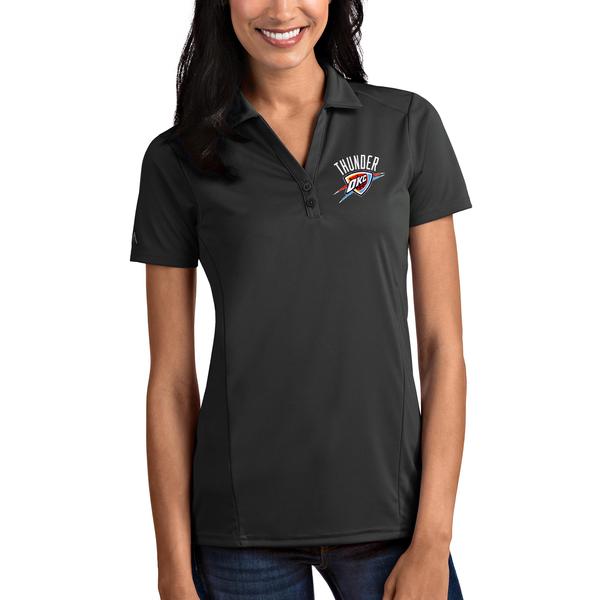 womens-antigua-charcoal-oklahoma-city-thunder-tribute-polo/