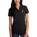 Women's Antigua Black Portland Trail Blazers Tribute Polo