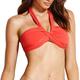 Seafolly Women's Bandeau Halter Sleeveless Bikini Top, Chili, 14 (Manufacturer Size: 40)