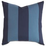 Eastern Accents Barclay Butera Knife Edge Square Pillow Cover & Insert Cotton Blend in Blue/Black | 20 H x 20 W x 1 D in | Wayfair 7WBB-DEC-75