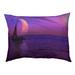 Tucker Murphy Pet™ Wechsler Moon & Sailboat Outdoor Dog Pillow Polyester in Indigo | 9.5 H x 29.5 W x 19.5 D in | Wayfair