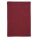 Red 0.5 in Area Rug - August Grove® Tanguay Wool Blend Reversible Area Rug - Cedar | 0.5 D in | Wayfair B0931115C935442FBF81496765C03D21