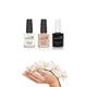 CND VINYLUX POWDER MY NOSE French Manicure Set - VINYLUX CREAM PUFF + with Nail Polish and Top Coat