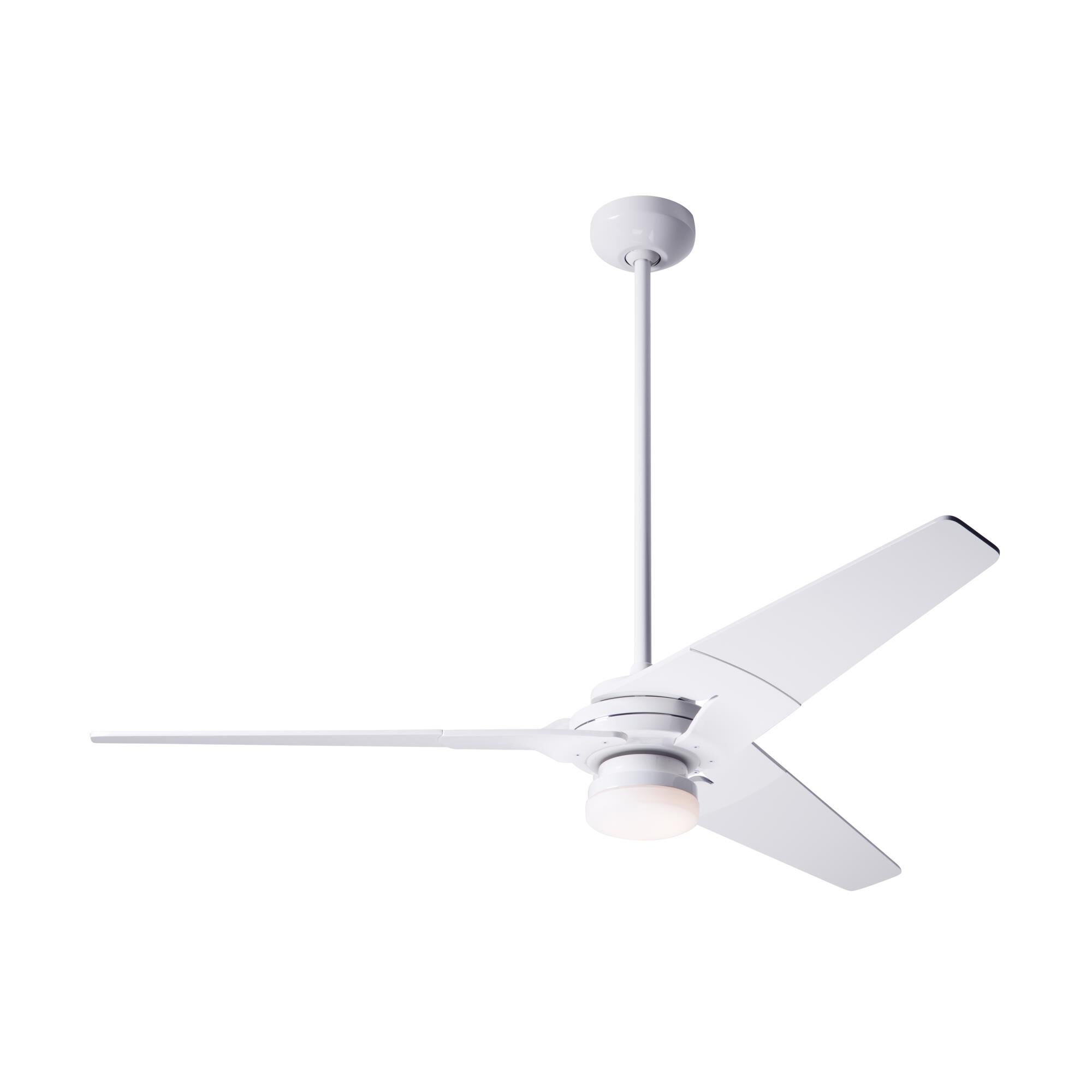 Modern Fan Company Torsion 52 Inch Ceiling Fan with Light Kit - TOR-GW-52-WH-271-004