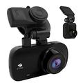 Z-Edge Car GPS Dash Cam 1440P Front and 1080P Rear Dual Lens Video Recording, 2.7 inch 150° Wide Angle G-Sensor WDR Loop Recording Parking Mode