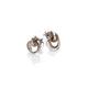 Hot Diamonds Unity Circle Earrings - Rose Gold Plate Accents