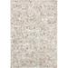 Gray/White 24 x 0.25 in Area Rug - Ophelia & Co. Karlee Floral Beige/Gray Area Rug Polyester/Viscose | 24 W x 0.25 D in | Wayfair