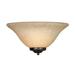 Wade Logan® Anariya 1 - Light Dimmable Flush Mount Sconce Glass/Metal in Brown | 7 H x 13.13 W x 6.5 D in | Wayfair WNPR1111 38377987