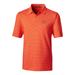 Men's Cutter & Buck Orange Chicago Bears Big Tall Forge Pencil Stripe Polo