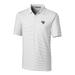 Men's Cutter & Buck White Jacksonville Jaguars Big Tall Forge Pencil Stripe Polo