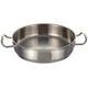 Lacor Eco-Chef Round Dish Without Lid, Stainless Steel, Silver, 28 cm