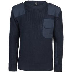 Brandit BW Pullover, blue, Size L