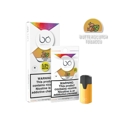 BO Vaping Butterscotch Tobacco Pods