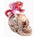 Ciel Collectables Skull w/ Dragon Trinket Box Metal/Wire in Pink/Red | 3.25 H x 3 W x 1.5 D in | Wayfair 1013703