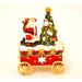 Ciel Collectables Holiday Carriage w/ Santa & Tree Trinket Box Metal/Wire in Brown/Red | 4 H x 2.5 W x 2 D in | Wayfair 1131703A