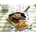 Staub 9.45 in. Cast Iron Square Grill Pan Enameled Cast Iron/Cast Iron in Black/Gray | 1.34 H in | Wayfair 1202123