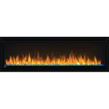 Napoleon Alluravision Recessed Wall Mounted Fireplace in Black | 17.31 H x 44.5 W x 4.25 D in | Wayfair NEFL42CHS-1