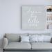 Harriet Bee 'Sweet Dreams VII' Textual Art on Wrapped Canvas in Gray/White | 18 H x 18 W x 2 D in | Wayfair 1114DFFB2C5A4235A16B52FFB93713A7
