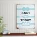 Breakwater Bay 'Punny Nautical I' Textual Art on Wrapped Canvas in White/Black | 47 H x 35 W x 2 D in | Wayfair 0743785A864546B68F862A669506C8CA