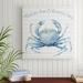 Highland Dunes 'Nautical Life X' Textual Art on Wrapped Canvas in Blue/Gray | 14 H x 14 W x 2 D in | Wayfair 6C7C2B644D474516BCDF141751816C9F