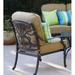 Lark Manor™ Byrge Patio Chair w/ Cushions in Brown | 35 H x 28 W x 31 D in | Wayfair BE7C1ED50009446C989BB0B2B7C9C025