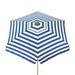 Parasol 6.5' Market Patio Umbrella Striped Metal in Blue/White/Navy | Wayfair 1182
