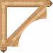 Ekena Millwork Westlake Arts & Crafts Bracket Wood in Brown | 42" H x 6" W x 42" D | Wayfair BKT06X42X42WTL03RWR