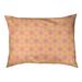 Tucker Murphy Pet™ Byrge Ornate Circles Cat Designer Pillow Fabric in Orange/Pink | 42 H x 52 W x 17 D in | Wayfair