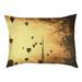 Tucker Murphy Pet™ Watters Hot Air Balloons Outdoor Dog Pillow/Classic Polyester in Brown/Yellow | 42 H x 52 W x 17 D in | Wayfair