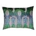 Tucker Murphy Pet™ Carlile Angel Brides Dog Pillow Polyester/Fleece in Green/Indigo | 7.1 H x 52 W x 42 D in | Wayfair