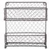 Rebrilliant Ohagan 2 Row Chicken Wire Spice Rack Metal in Gray | 9.45 H x 10 W x 2.3 D in | Wayfair 46A5A255B59F4C5EAAF8CDB0D93A28AB