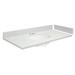 Transolid Vision 30.75" Single Bathroom Vanity Top Granite in White | 7.5 H x 30.75 W x 22.25 D in | Wayfair VT30.75x22-1KU-3A-A-W-4