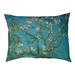 Tucker Murphy Pet™ Burk Almond Blossom Dog Pillow Polyester in Green/Blue | 14 H x 42.5 W in | Wayfair F2132419CCFA4B418B6C226123A10FAC