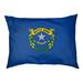 Tucker Murphy Pet™ Burien Nevada Flag Dog Pillow Polyester/Fleece in Blue | 14 H x 42.5 W x 32.5 D in | Wayfair D5AFFE47797A480599B83F450F5452F5