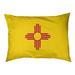 Tucker Murphy Pet™ Catalano New Mexico Flag Outdoor Dog Pillow Polyester in Red/Yellow | 42 H x 52 W x 17 D in | Wayfair
